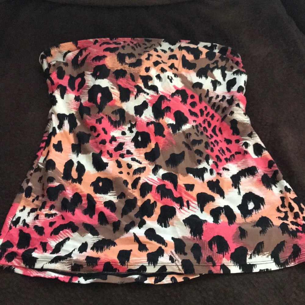 Women’s swimsuit top tankini strapless size 12